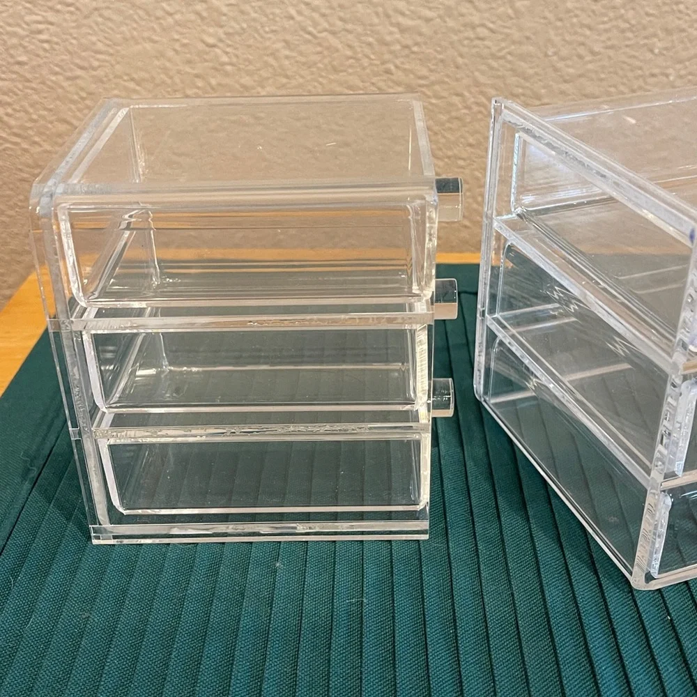 Clear Acrylic Drawer Organizer Set